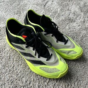 Adidas Adizero Select 2.0 Black and Neon Green basketball shoes